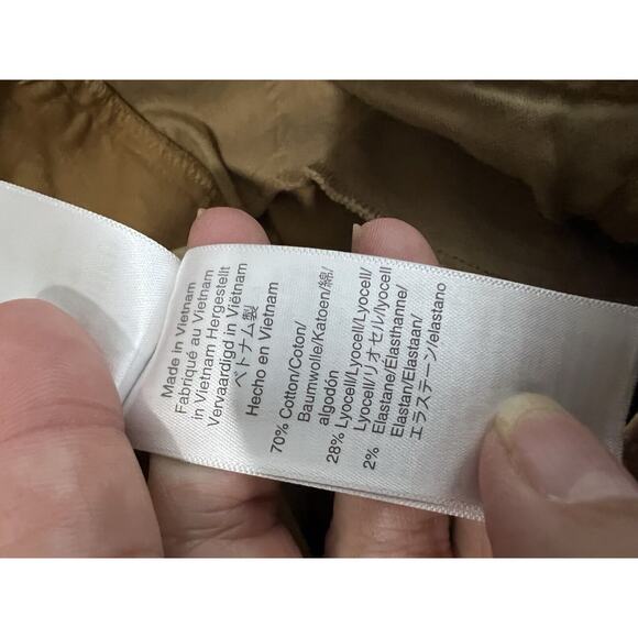 J.Crew 9" Billie Demi Boot Crop Jeans Women's Size 24 Mustard Cotton Blend - Picture 10 of 10